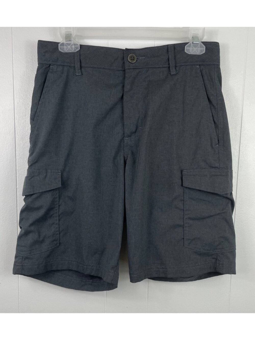 Lee Performance Series Mens Gray Cargo Shorts Size 30x10